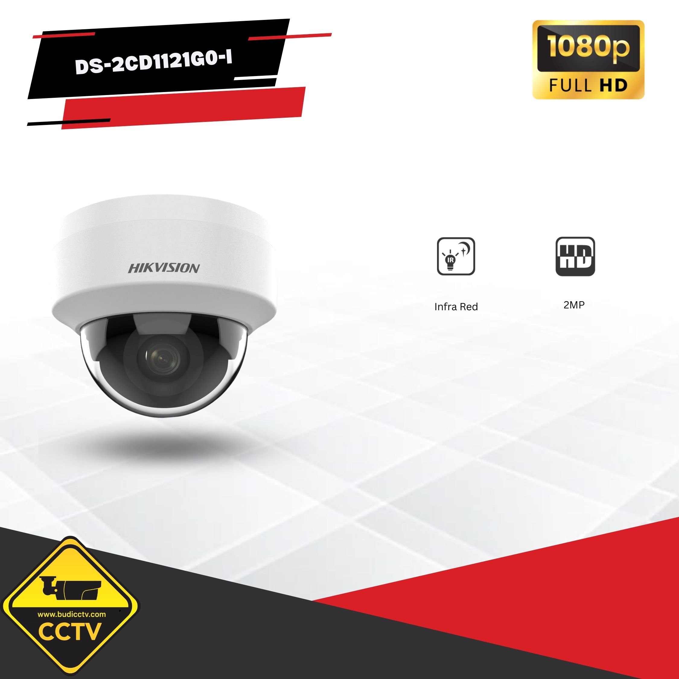 IP KAMERA HIKVISION INDOOR 2MP DS-2CD1121G0-I