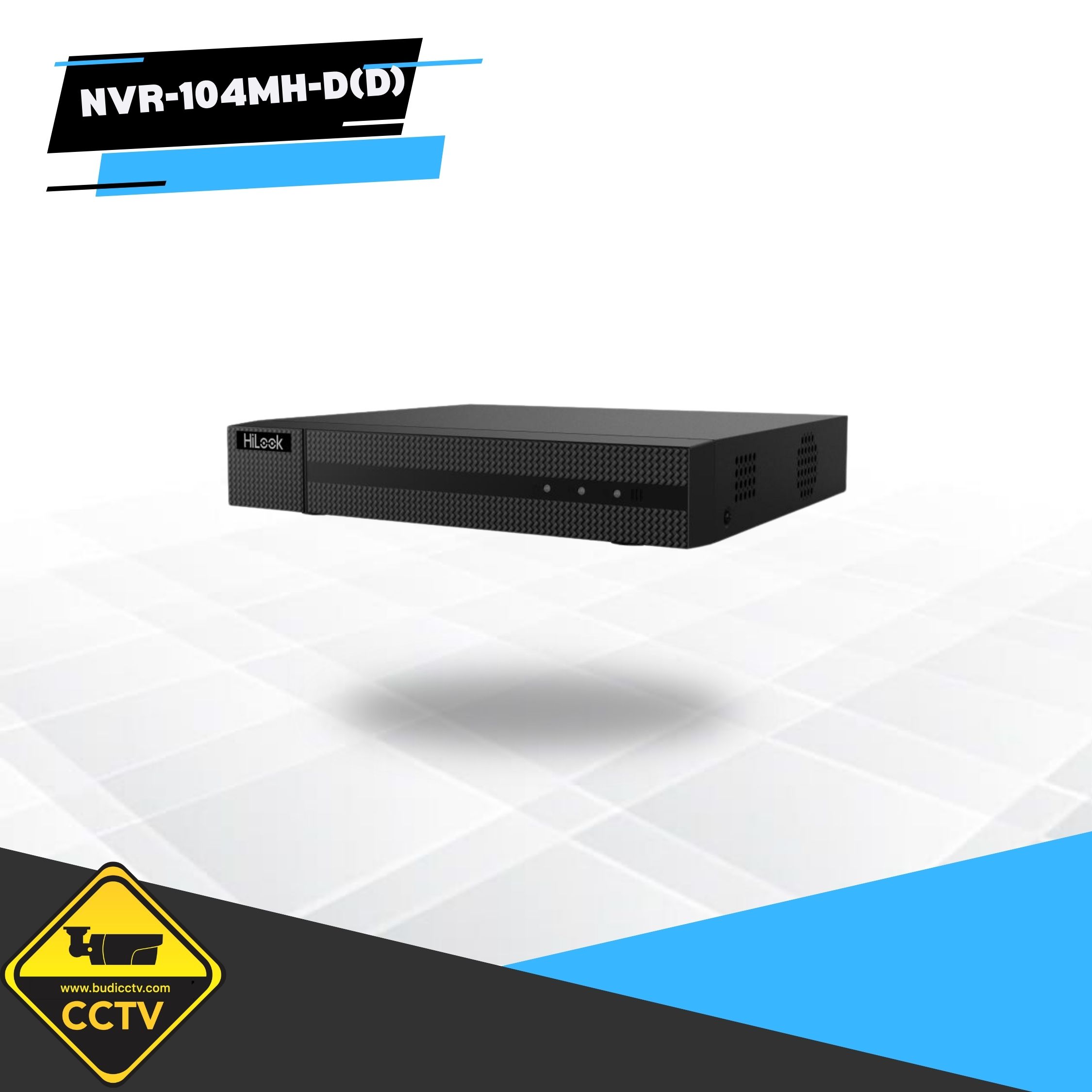 NVR HILOOK 4 CHANNEL NVR-104MH-D(D)