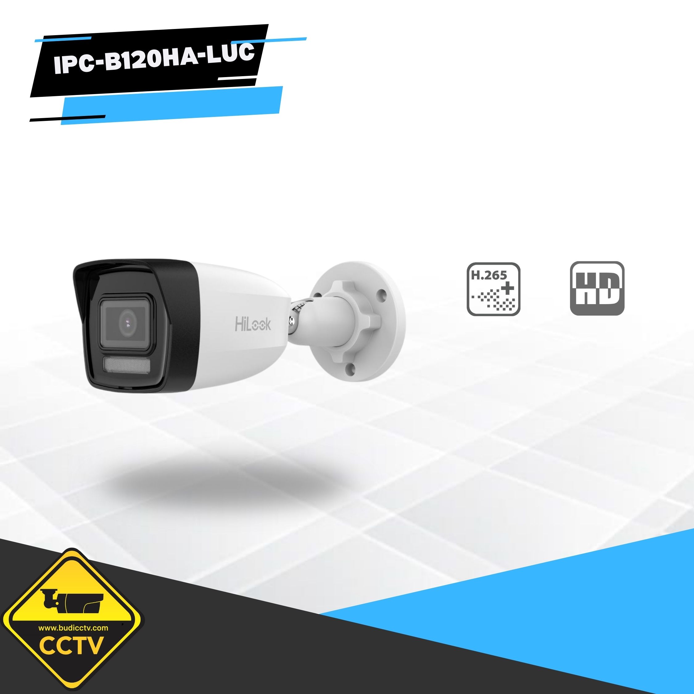 IP KAMERA HILOOK OUTDOOR SMART DUAL 2MP IPC-B120HA-LUC