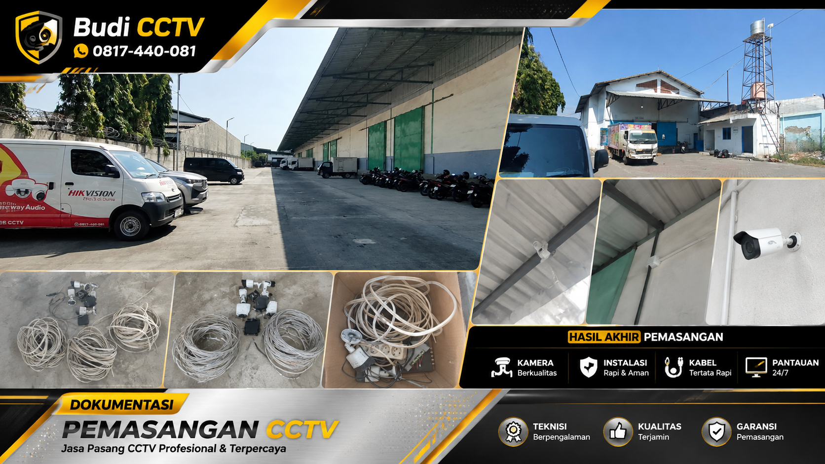 Jasa Pasang CCTV Profesional Hikvision di Tegal