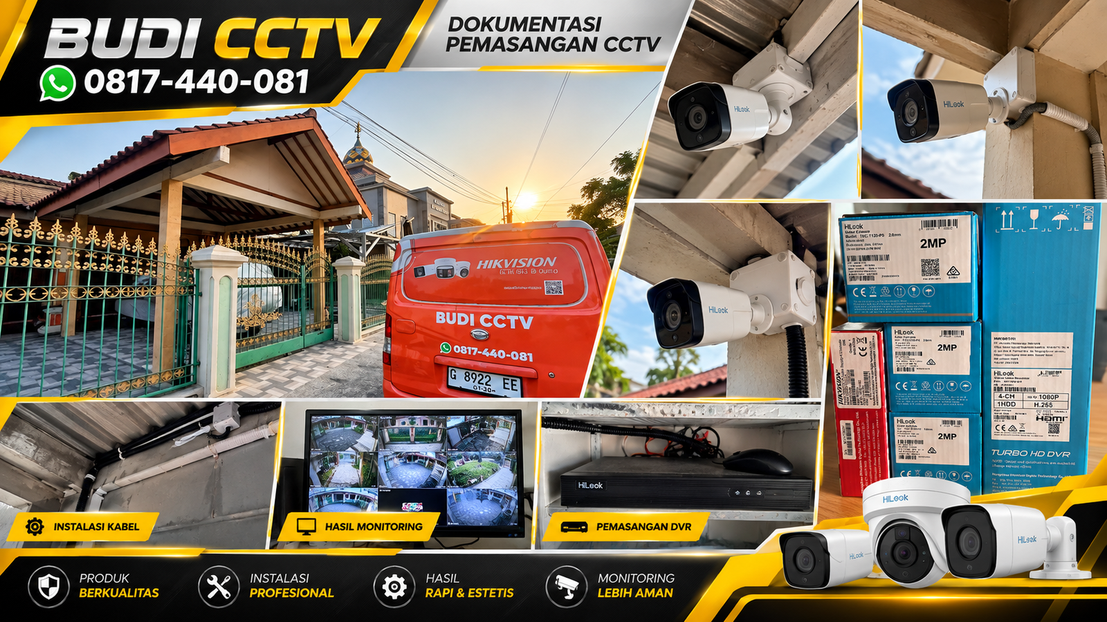 Instalasi CCTV Hilook di Rumah Tegal, Adaptasi Teknologi Keamanan