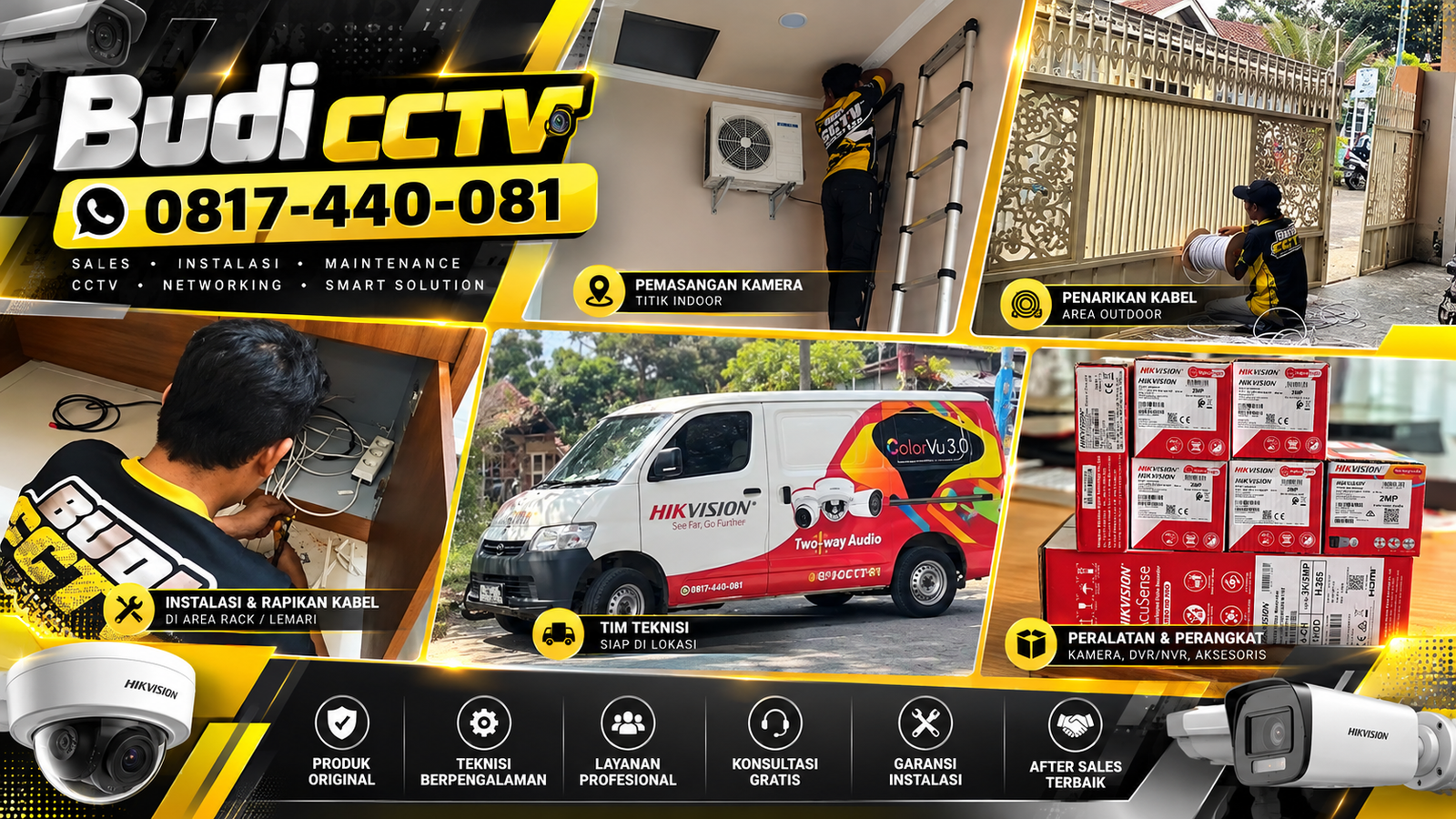 Instalasi CCTV Hikvision Tegal sebagai Adaptasi Teknologi Pengamanan Rumah
