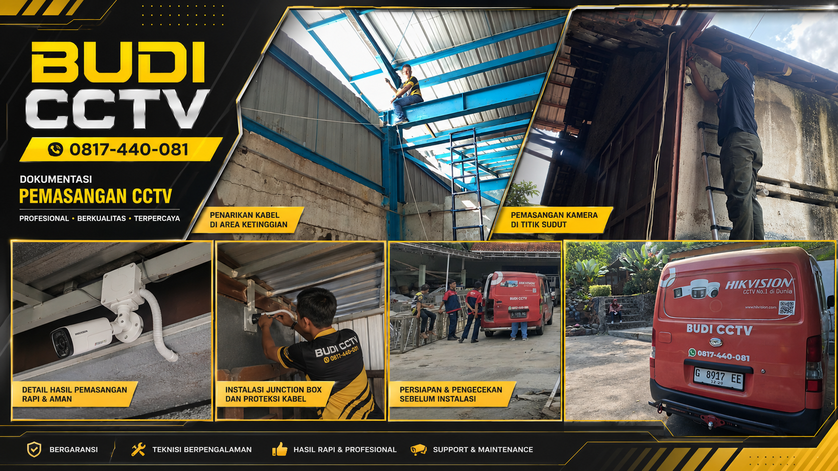 Instalasi CCTV Pabrik di Tegal, Cakupan Area Merata